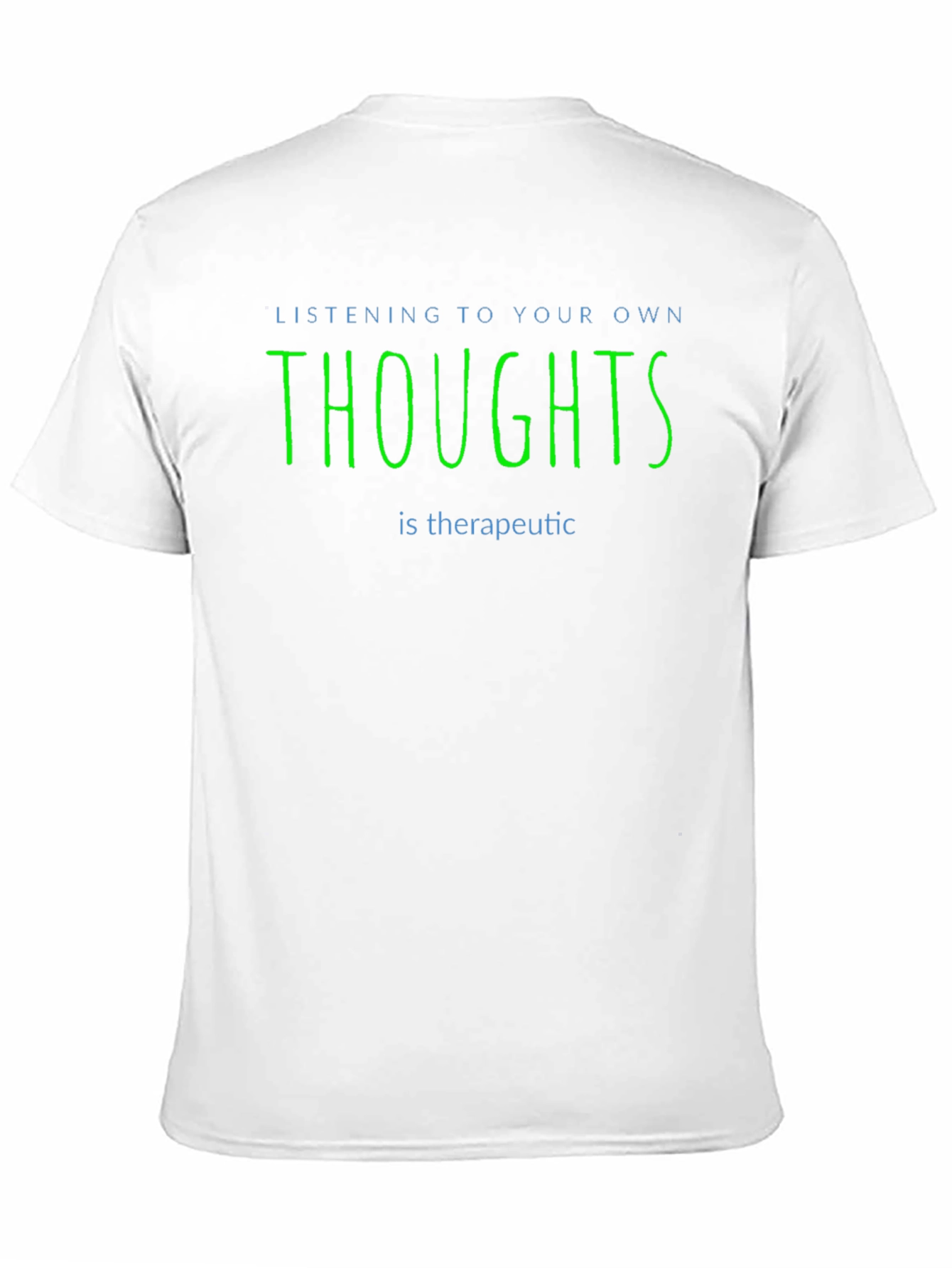 Therapeutic Thoughts Graphic T-Shirt - Black