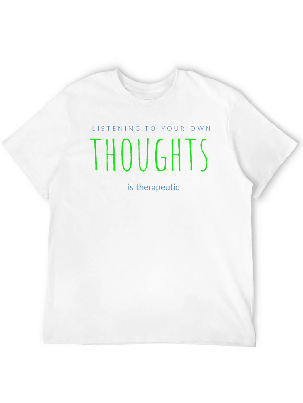 Therapeutic Thoughts Graphic T-Shirt - Black