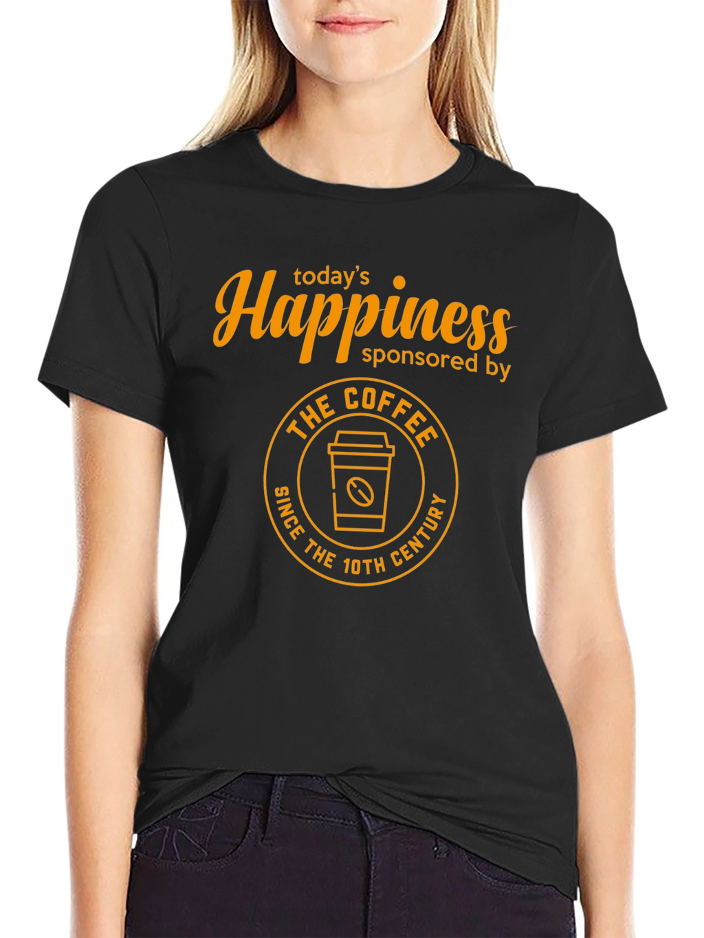 Happiness Sponsored by Coffee T-Shirt