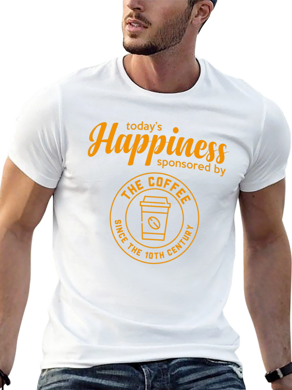 Happiness Sponsored by Coffee T-Shirt