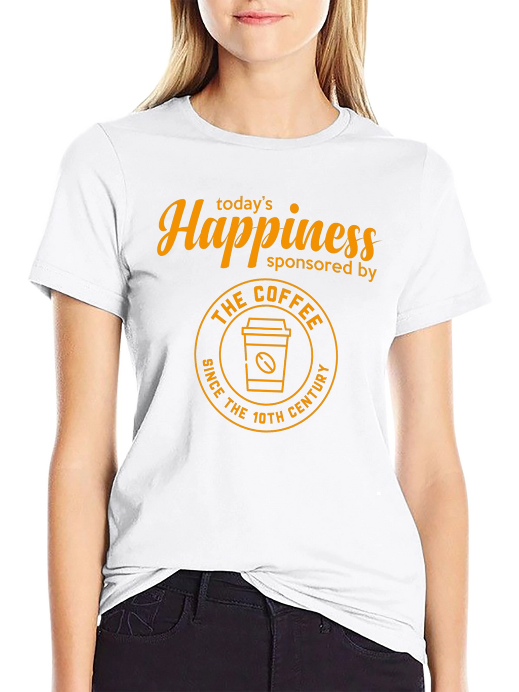 Happiness Sponsored by Coffee T-Shirt