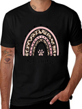 Vet Nurse Leopard Rainbow T-Shirt