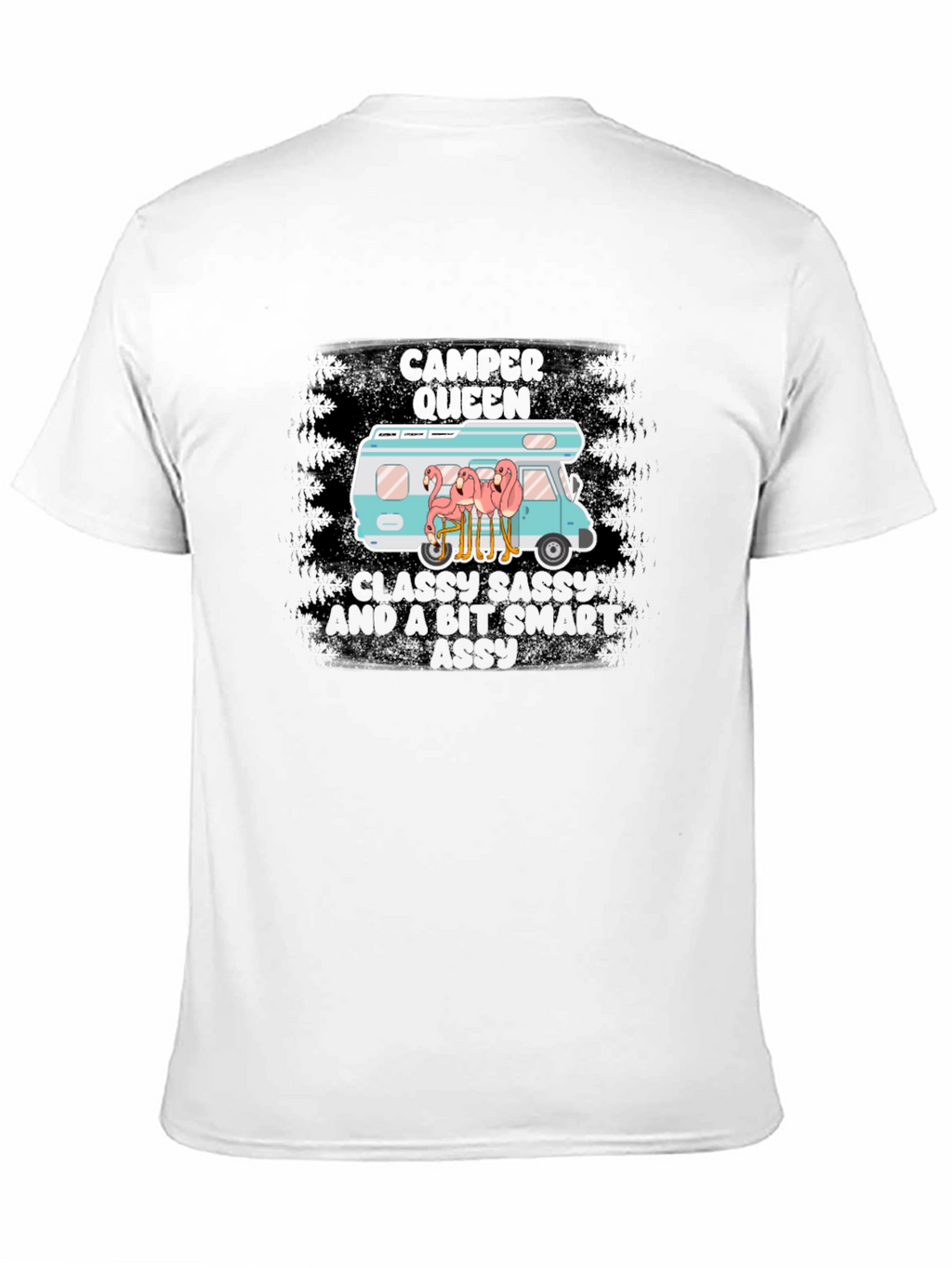 Camper Queen Funny Flamingo T-Shirt