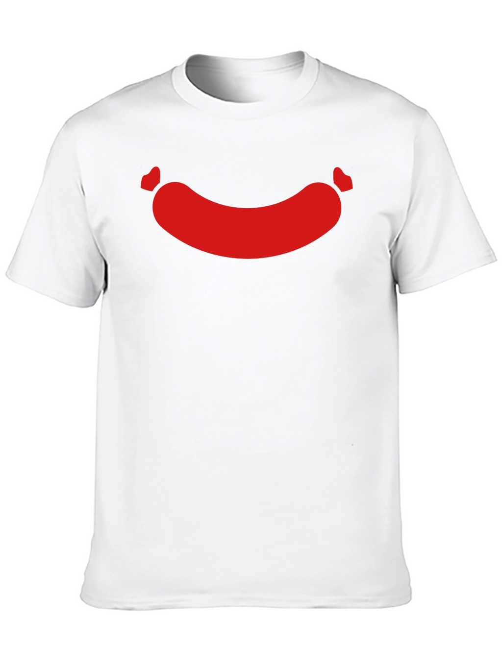 Funny Sausage Graphic Tee - Casual Black T-Shirt
