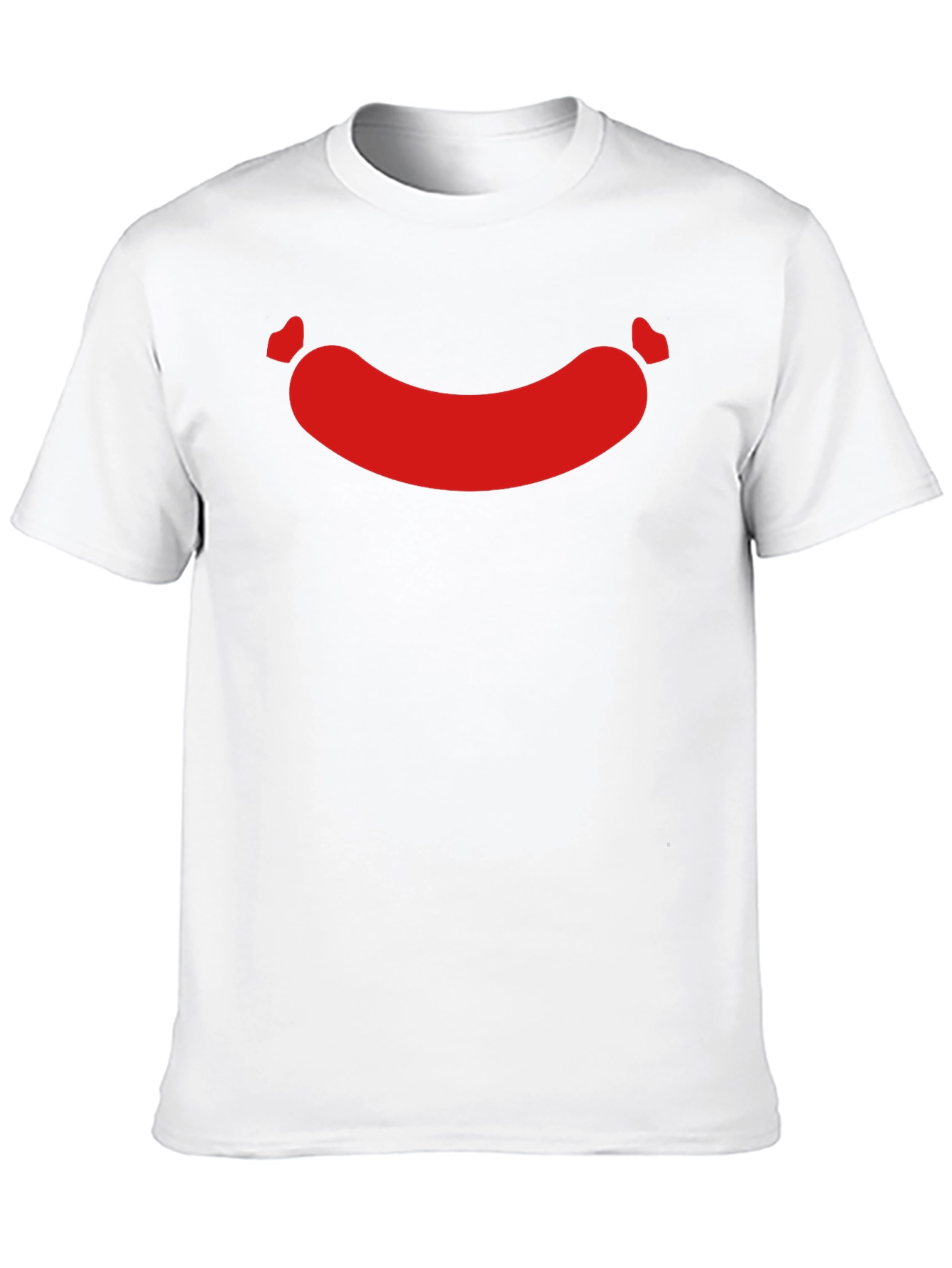 Funny Sausage Graphic Tee - Casual Black T-Shirt