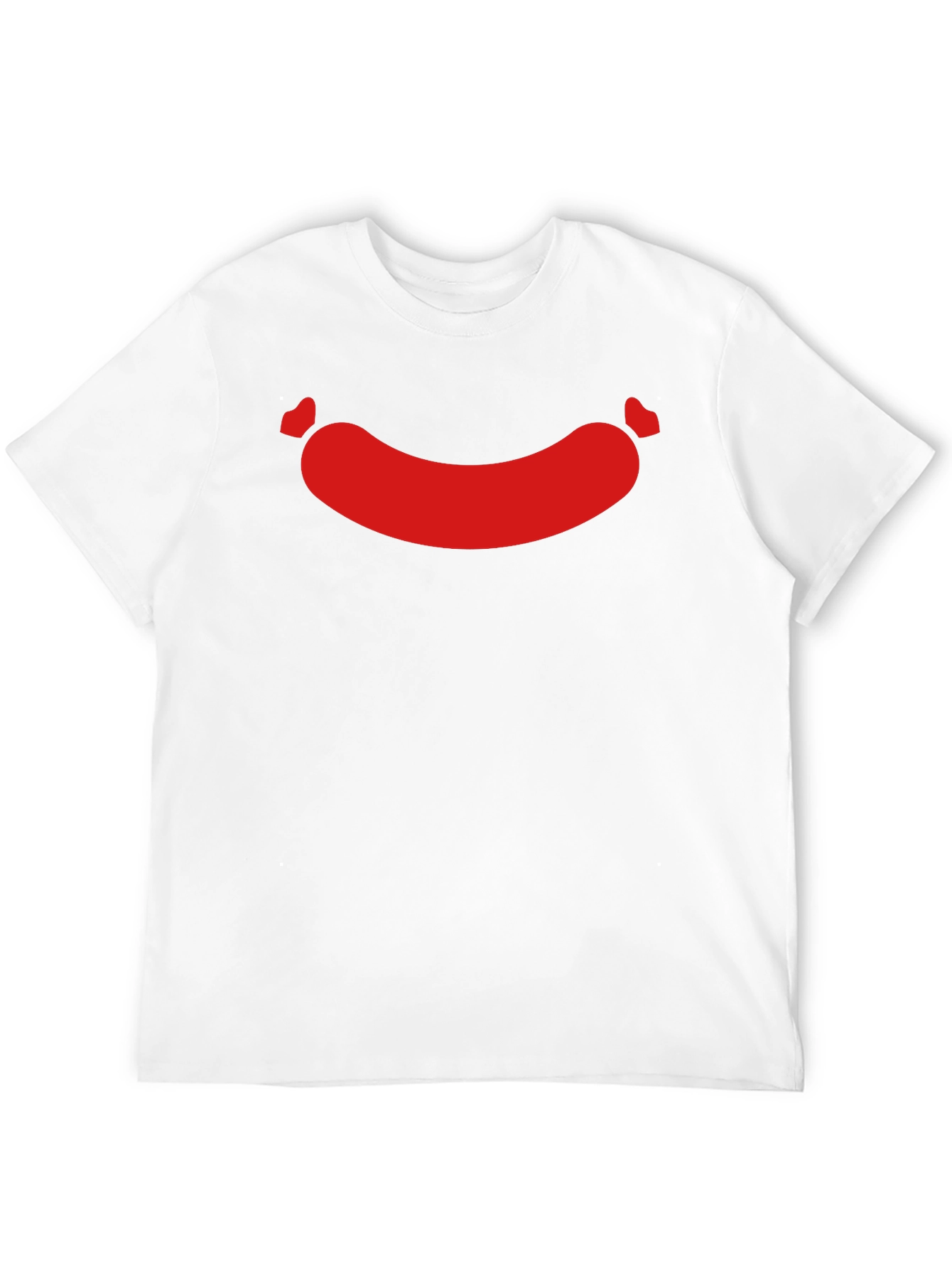 Funny Sausage Graphic Tee - Casual Black T-Shirt
