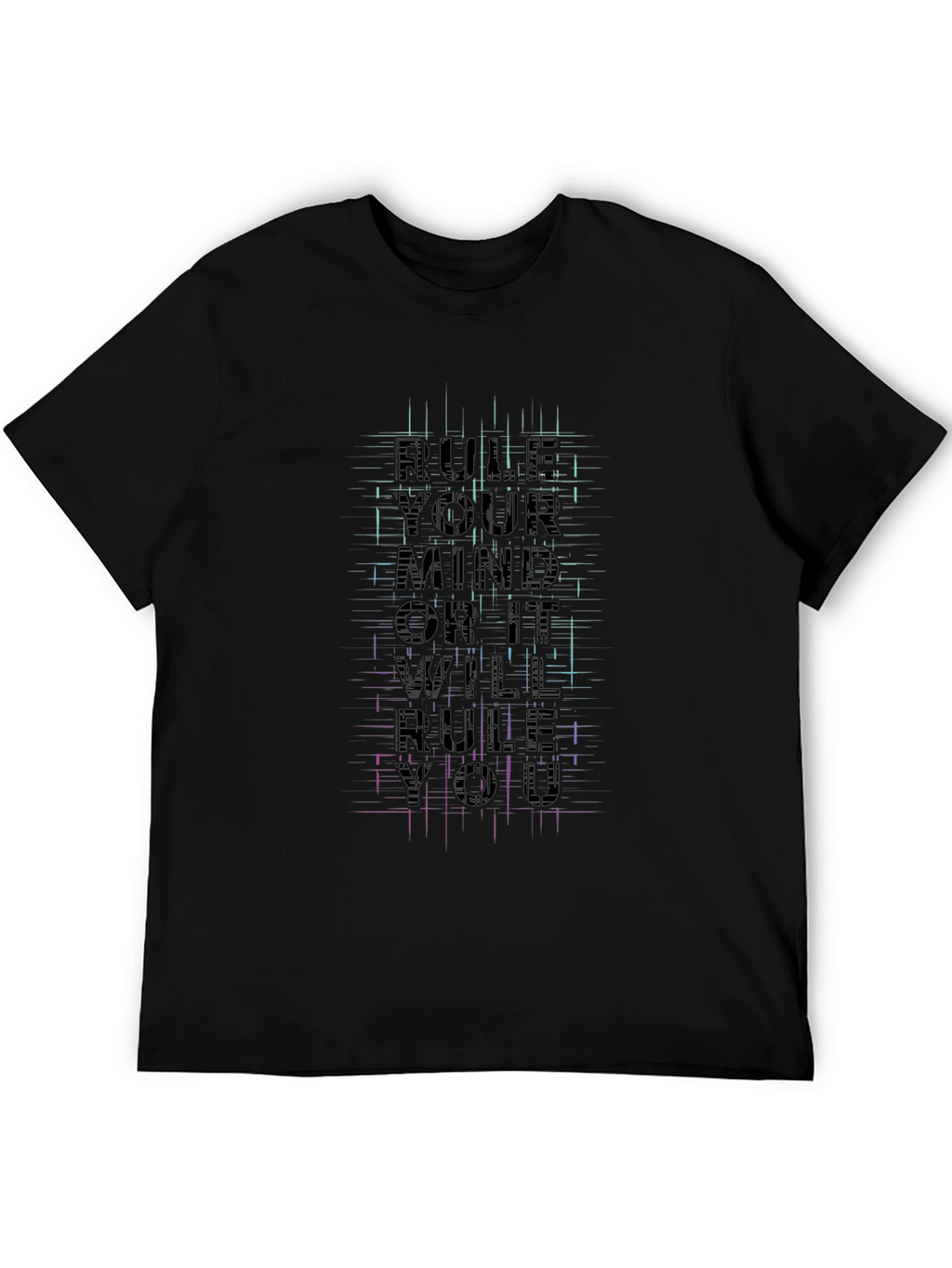 Rule Your Mind Graphic Tee - Black