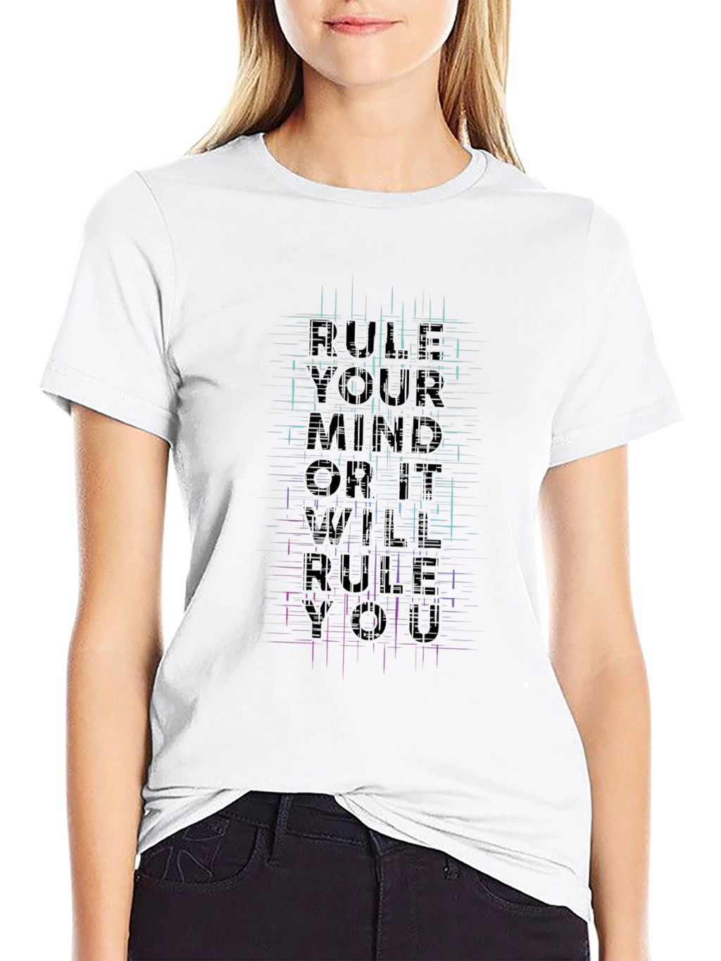 Rule Your Mind Graphic Tee - Black