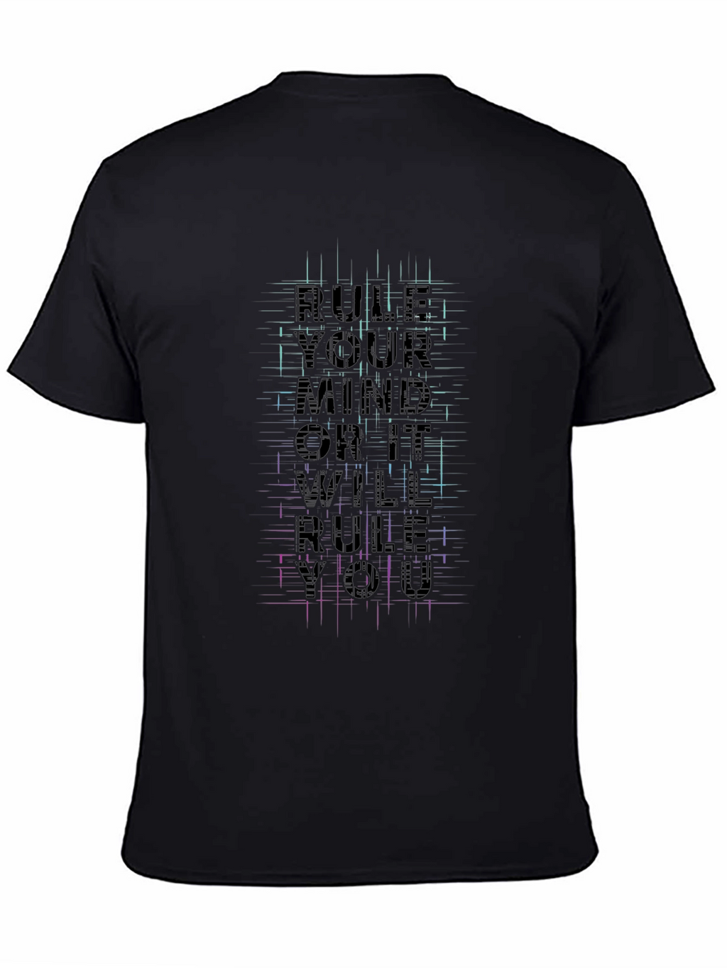 Rule Your Mind Graphic Tee - Black