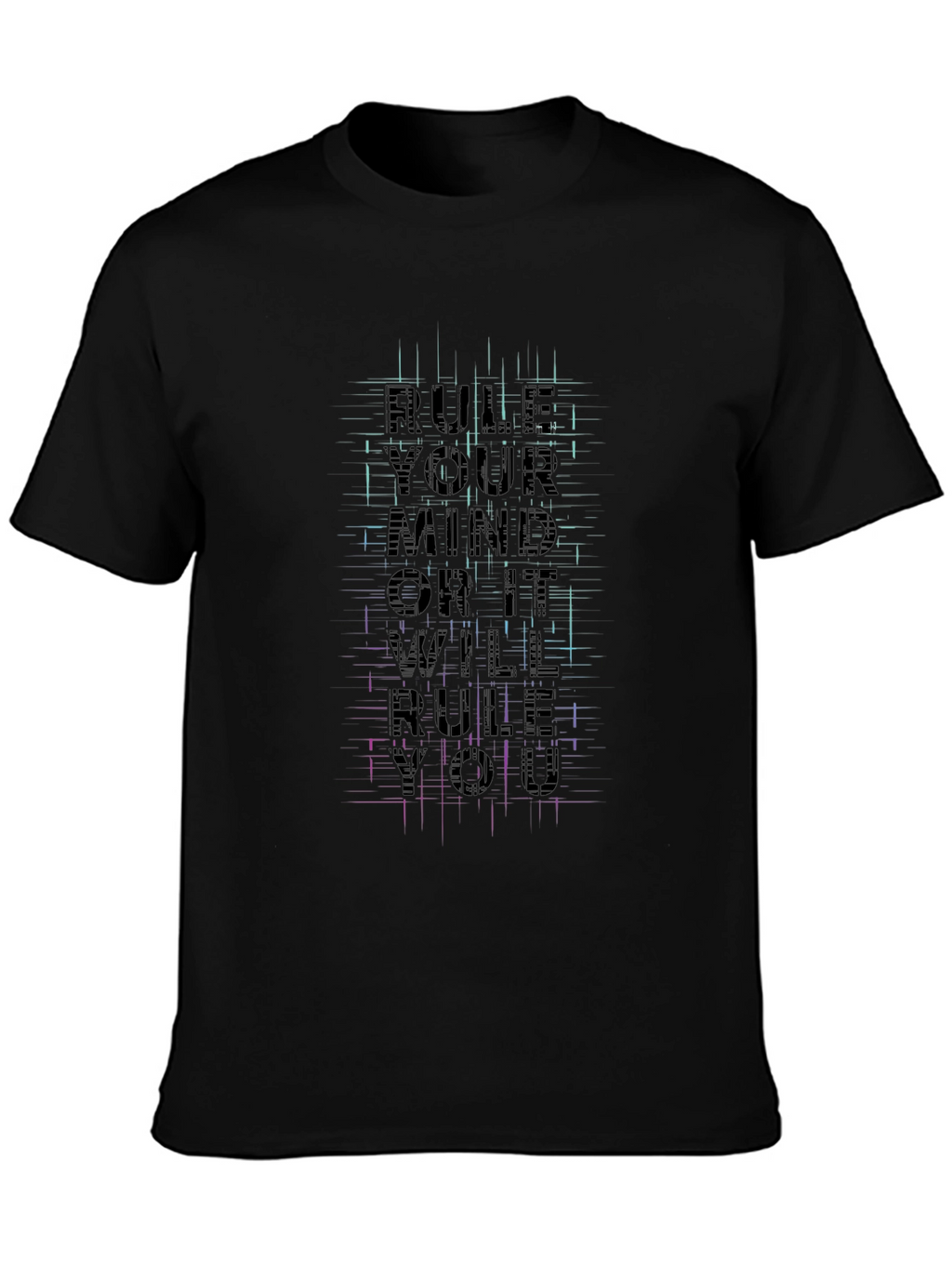 Rule Your Mind Graphic Tee - Black