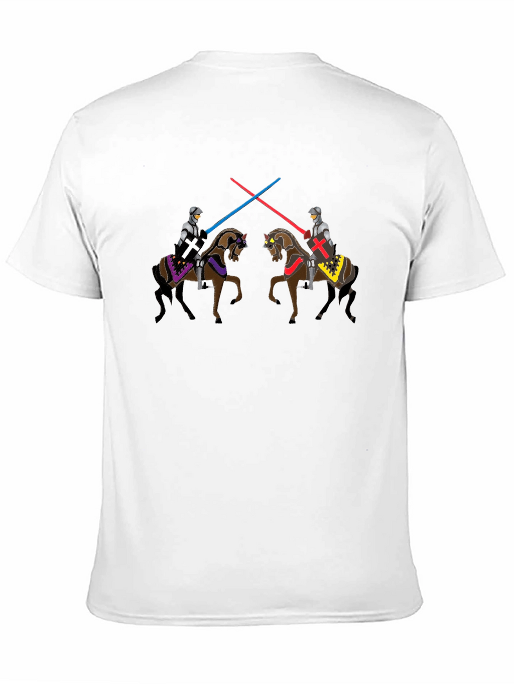Jousting Knights Lightsaber T-Shirt