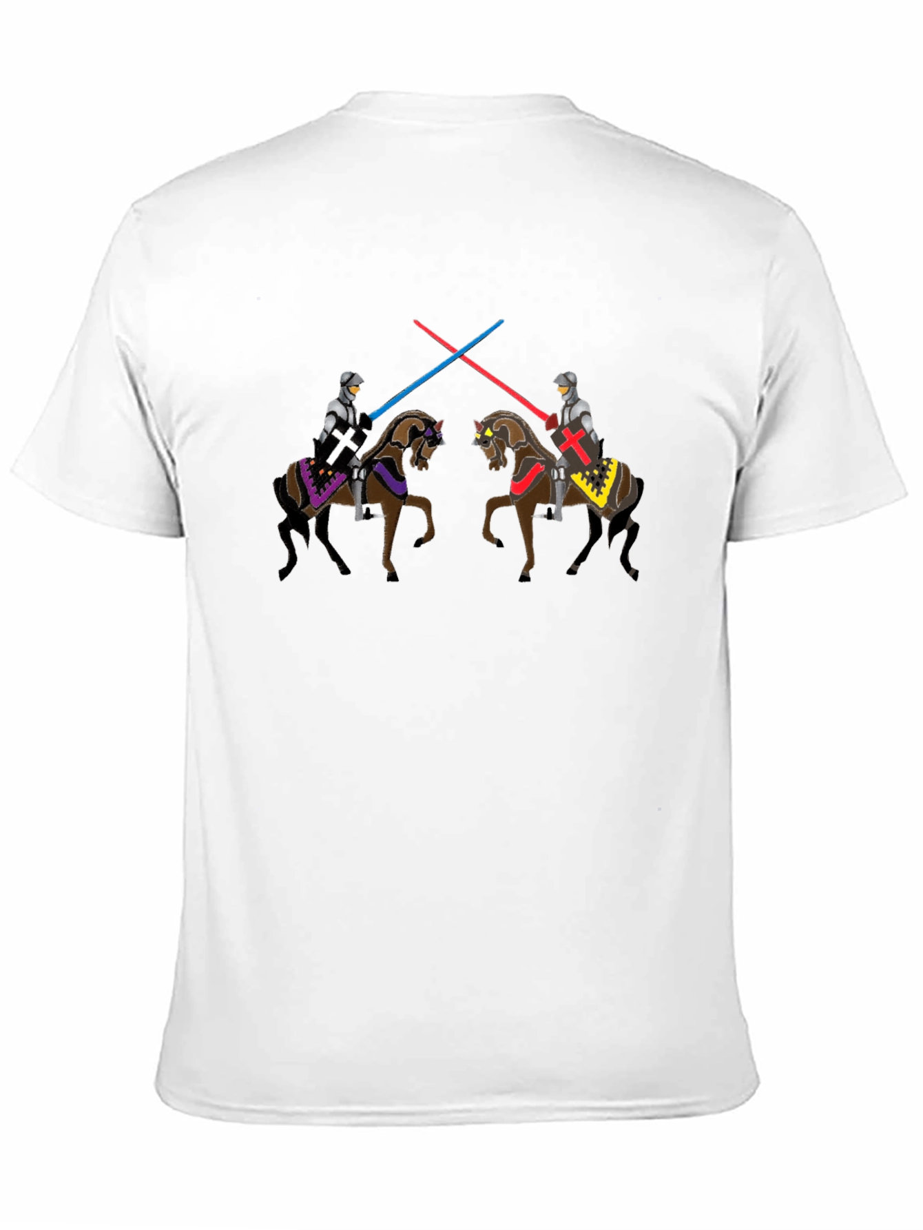 Jousting Knights Lightsaber T-Shirt