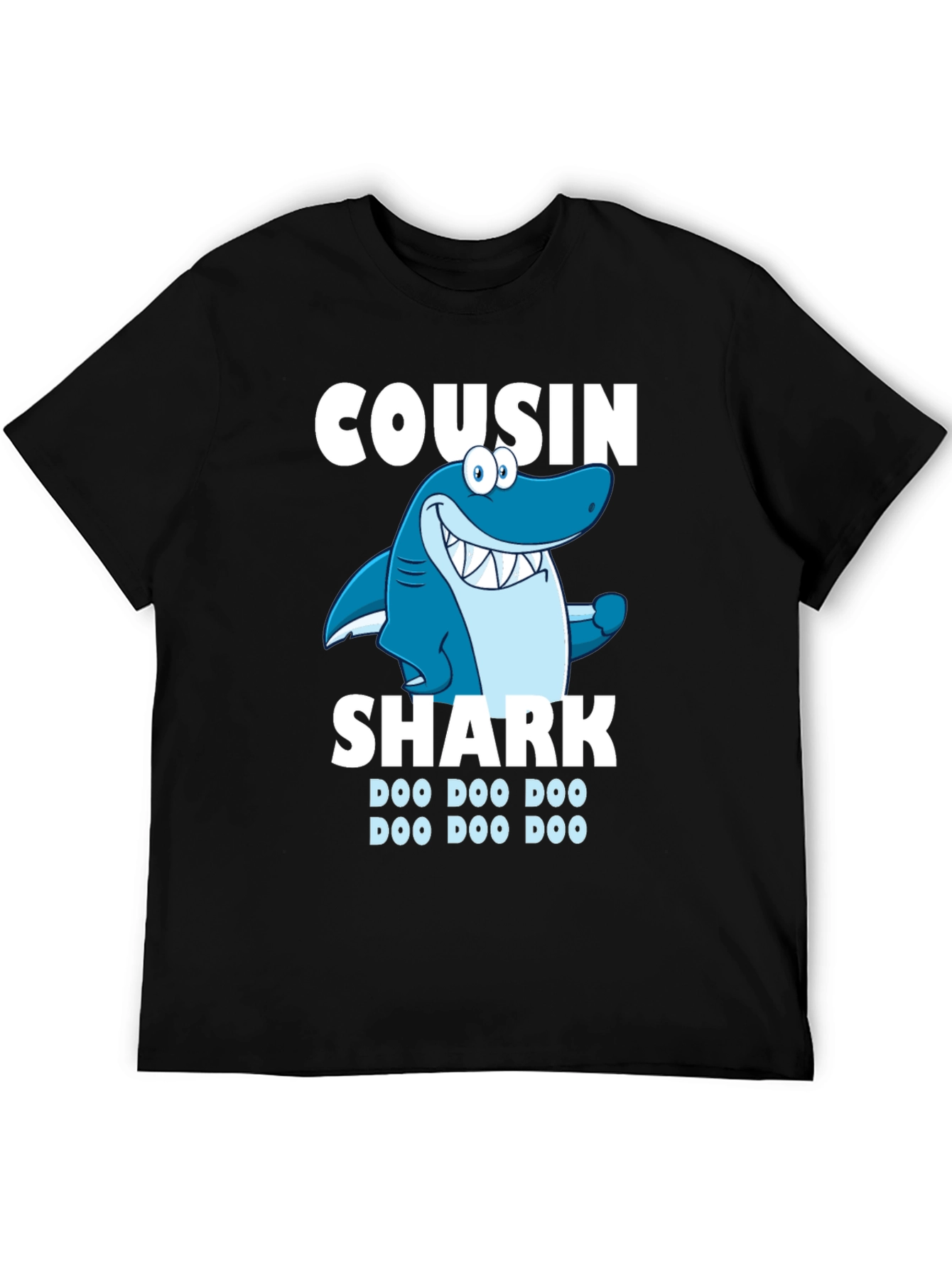 Cousin Shark T-Shirt - Doo Doo Doo Funny Family Tee