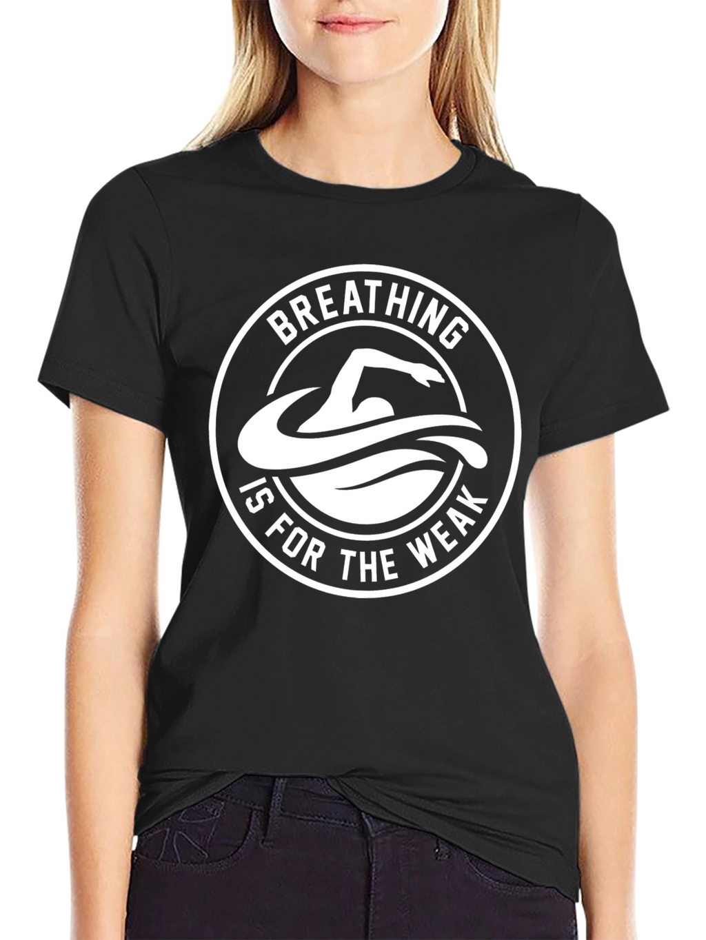 Breathing is for the Weak Swimmer T-Shirt
