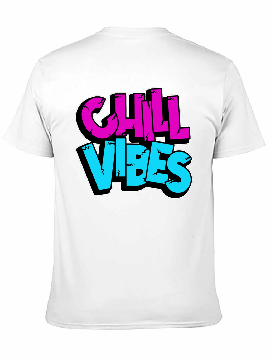 Chill Vibes Graphic Tee - Black