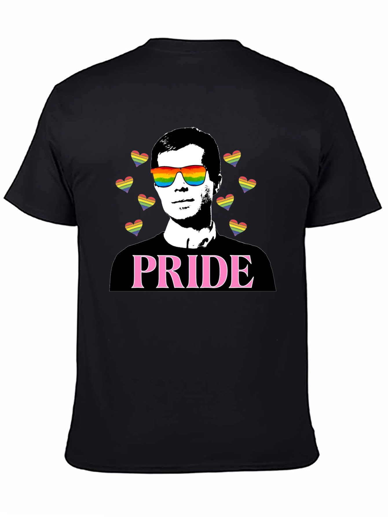 Pride T-Shirt LGBT Rainbow Heart