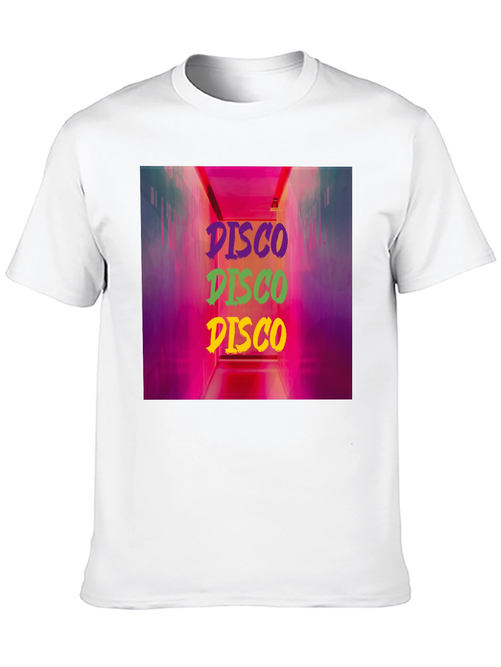 Retro Disco Graphic Print T-Shirt