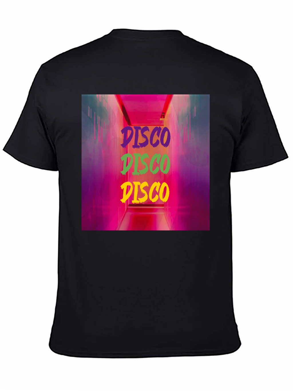 Retro Disco Graphic Print T-Shirt