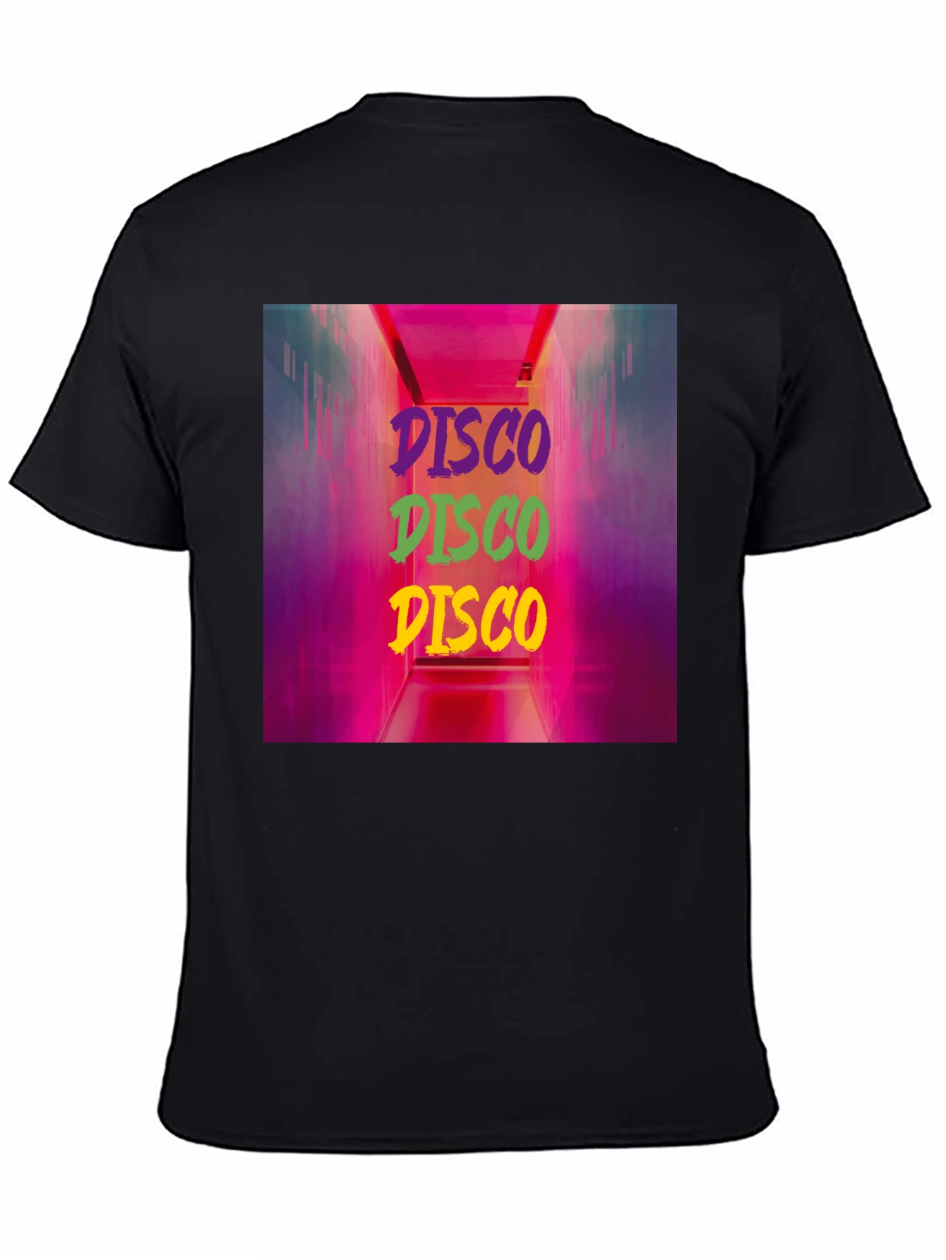 Retro Disco Graphic Print T-Shirt