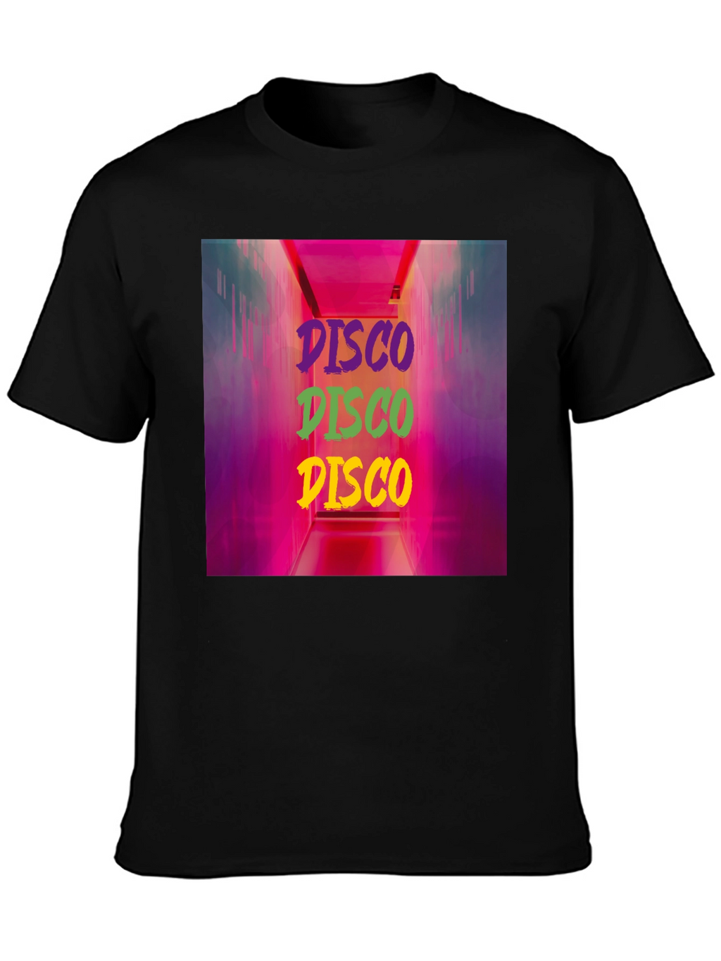 Retro Disco Graphic Print T-Shirt