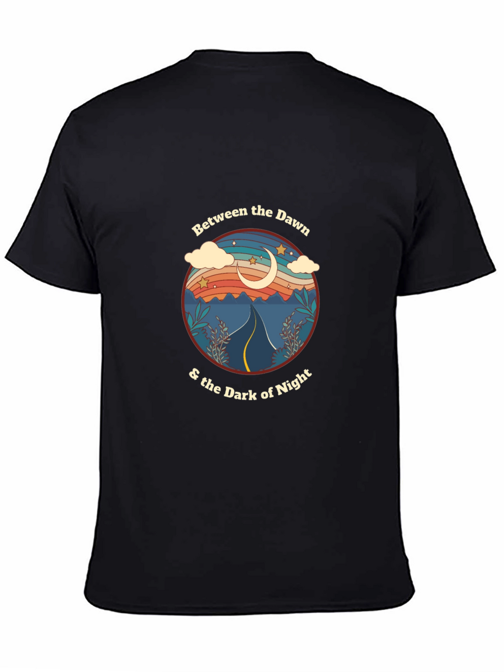 Retro Dawn & Night Graphic Tee