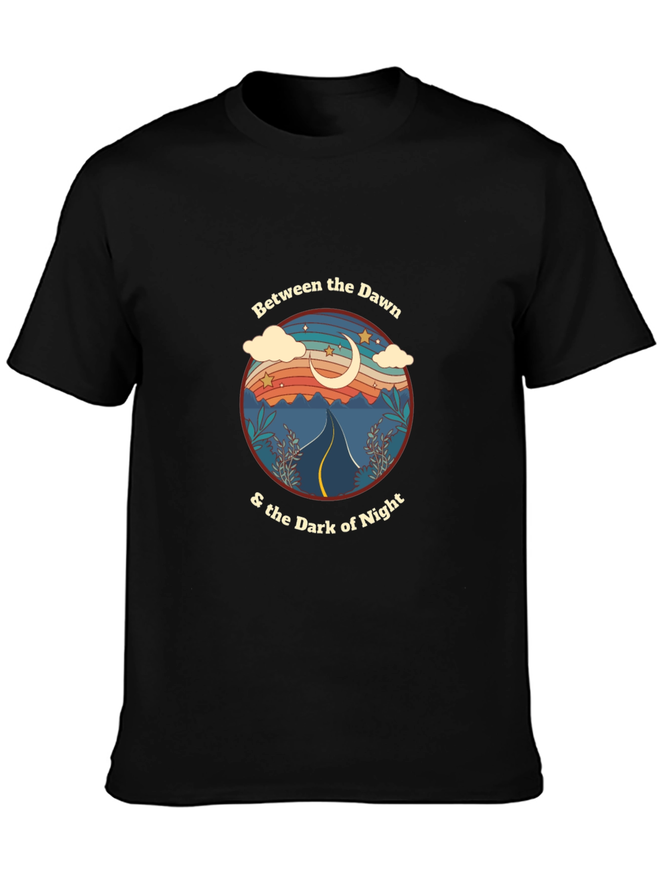 Retro Dawn & Night Graphic Tee