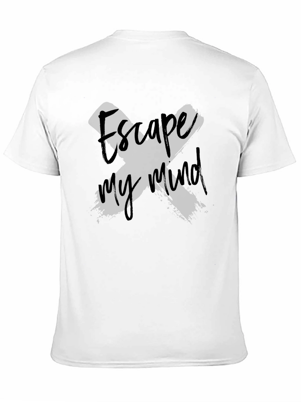 Escape My Mind Graphic Tee - Soft Black T-Shirt