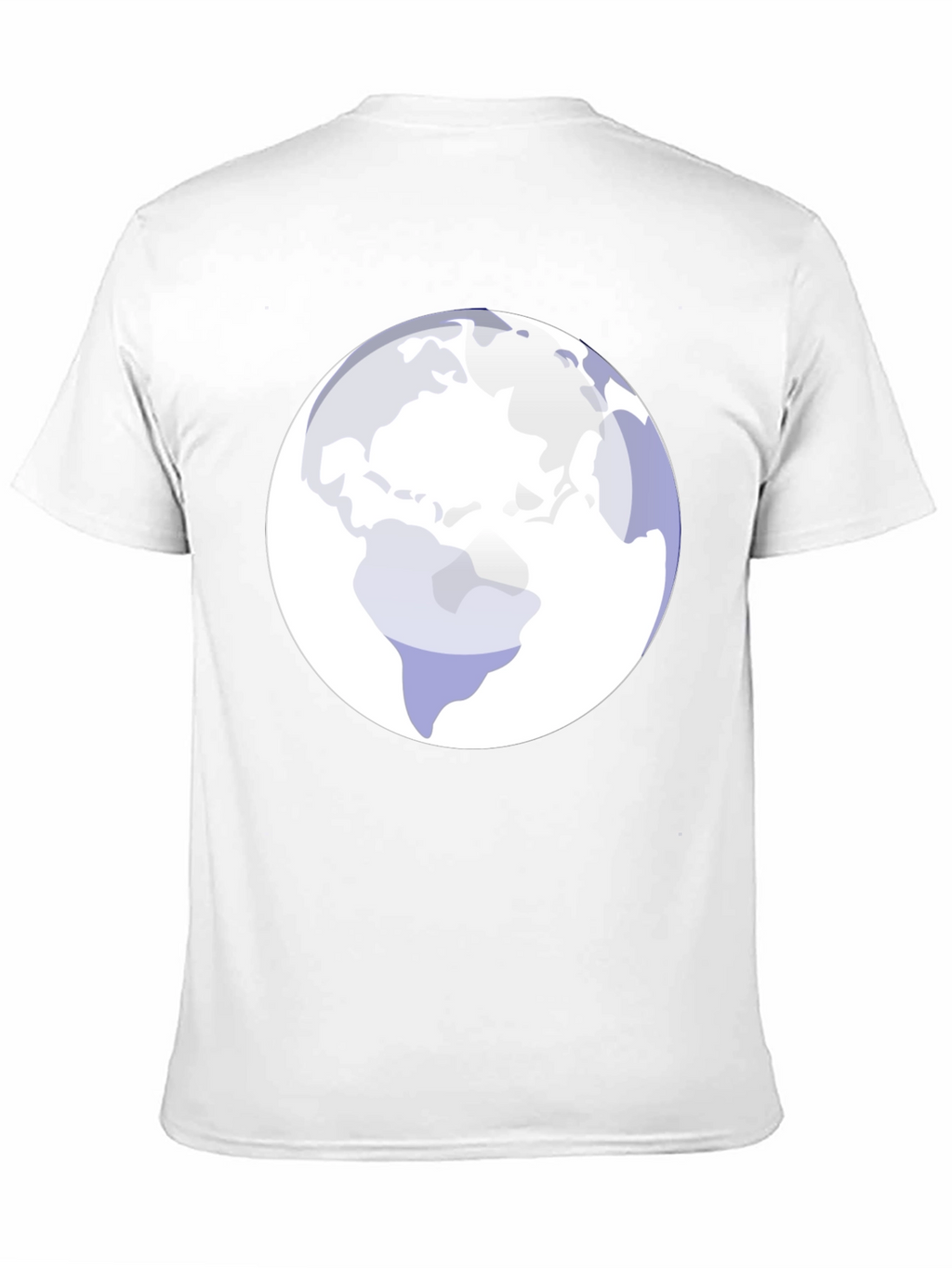 Earth Graphic Tee - Modern Black Cotton Blend Shirt