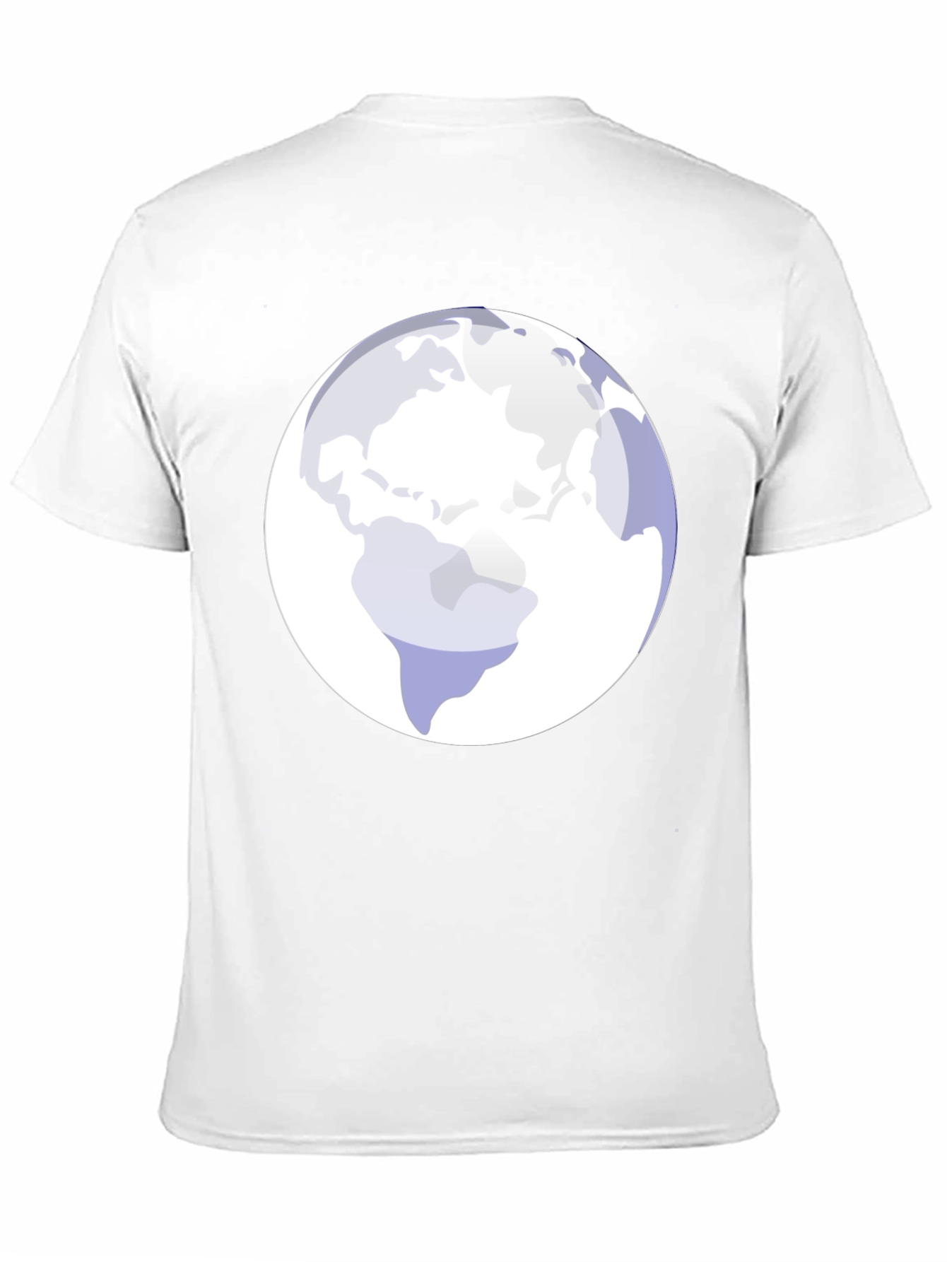 Earth Graphic Tee - Modern Black Cotton Blend Shirt