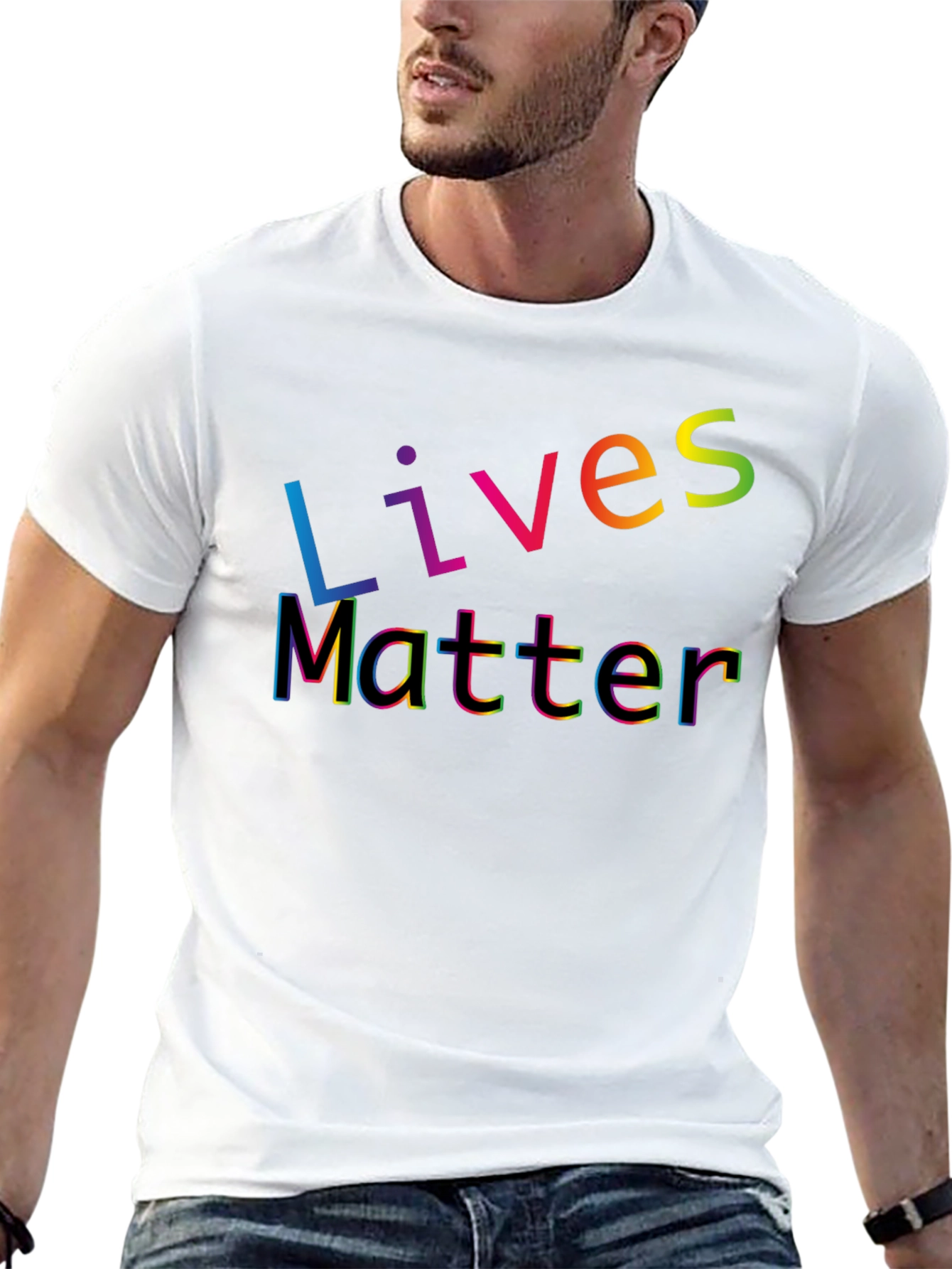 Lives Matter Rainbow T-Shirt