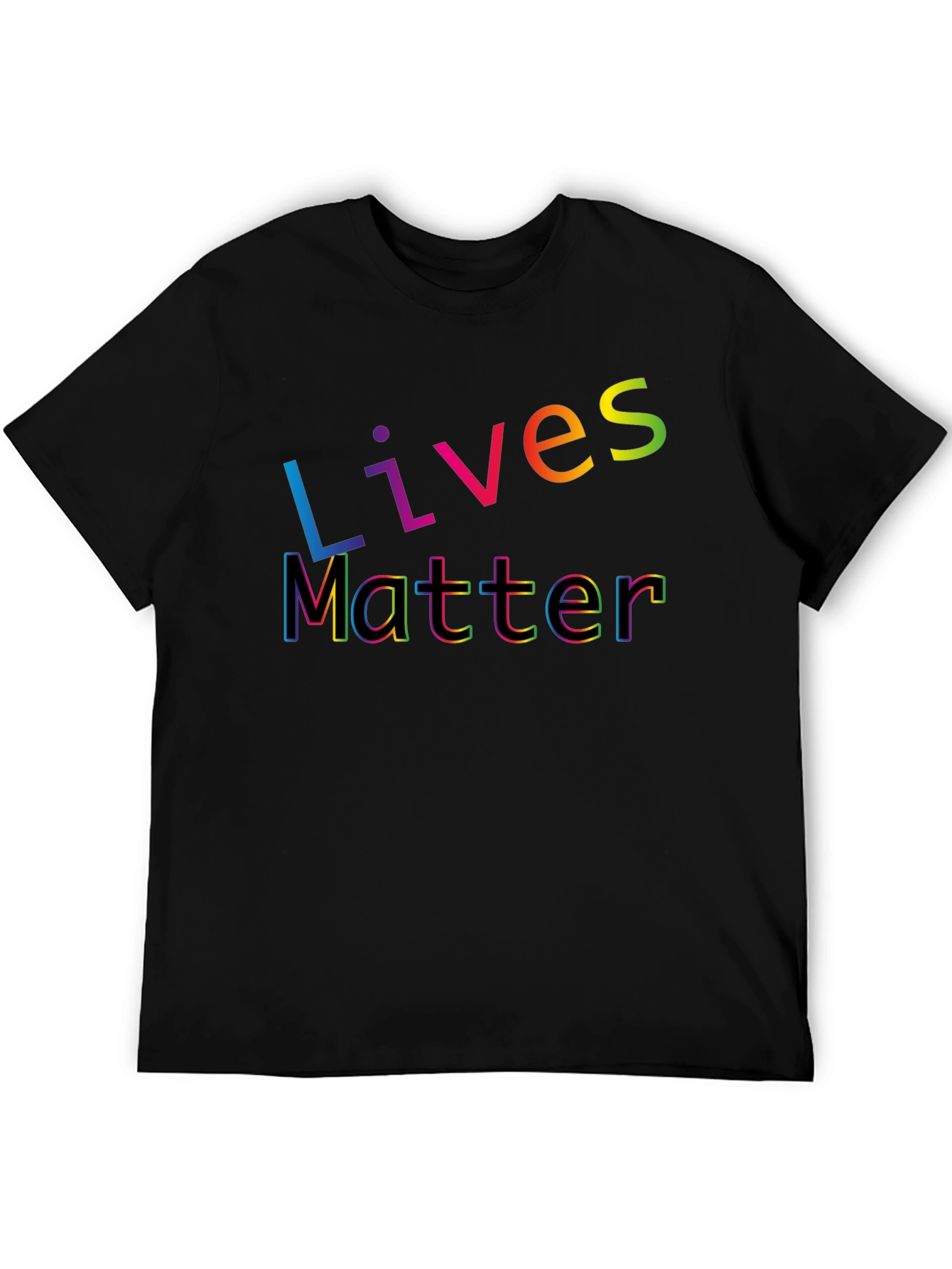Lives Matter Rainbow T-Shirt
