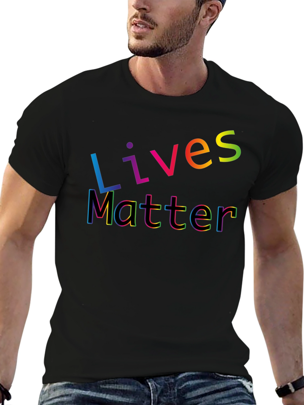 Lives Matter Rainbow T-Shirt