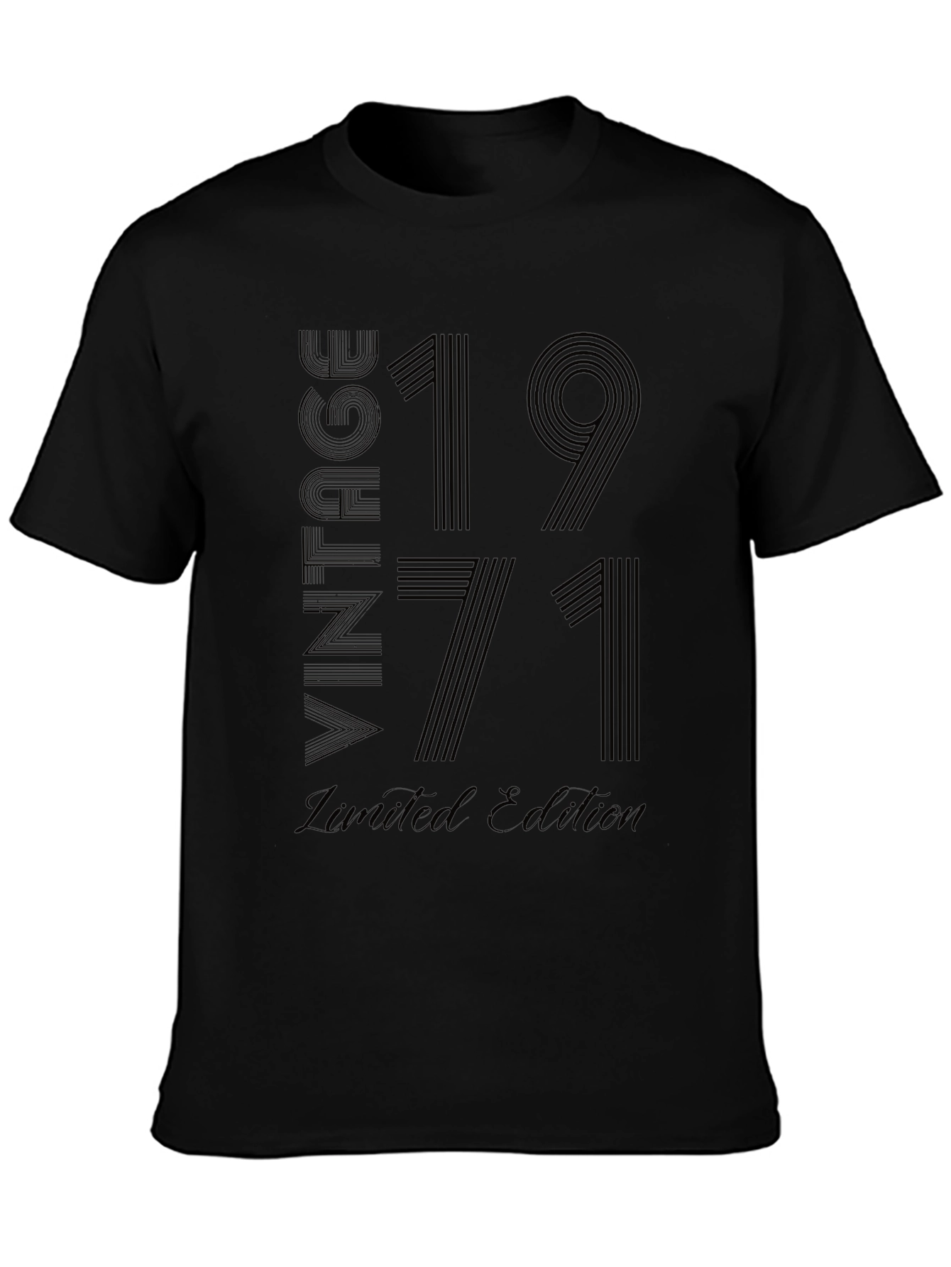 Vintage 1971 Limited Edition Black T-Shirt