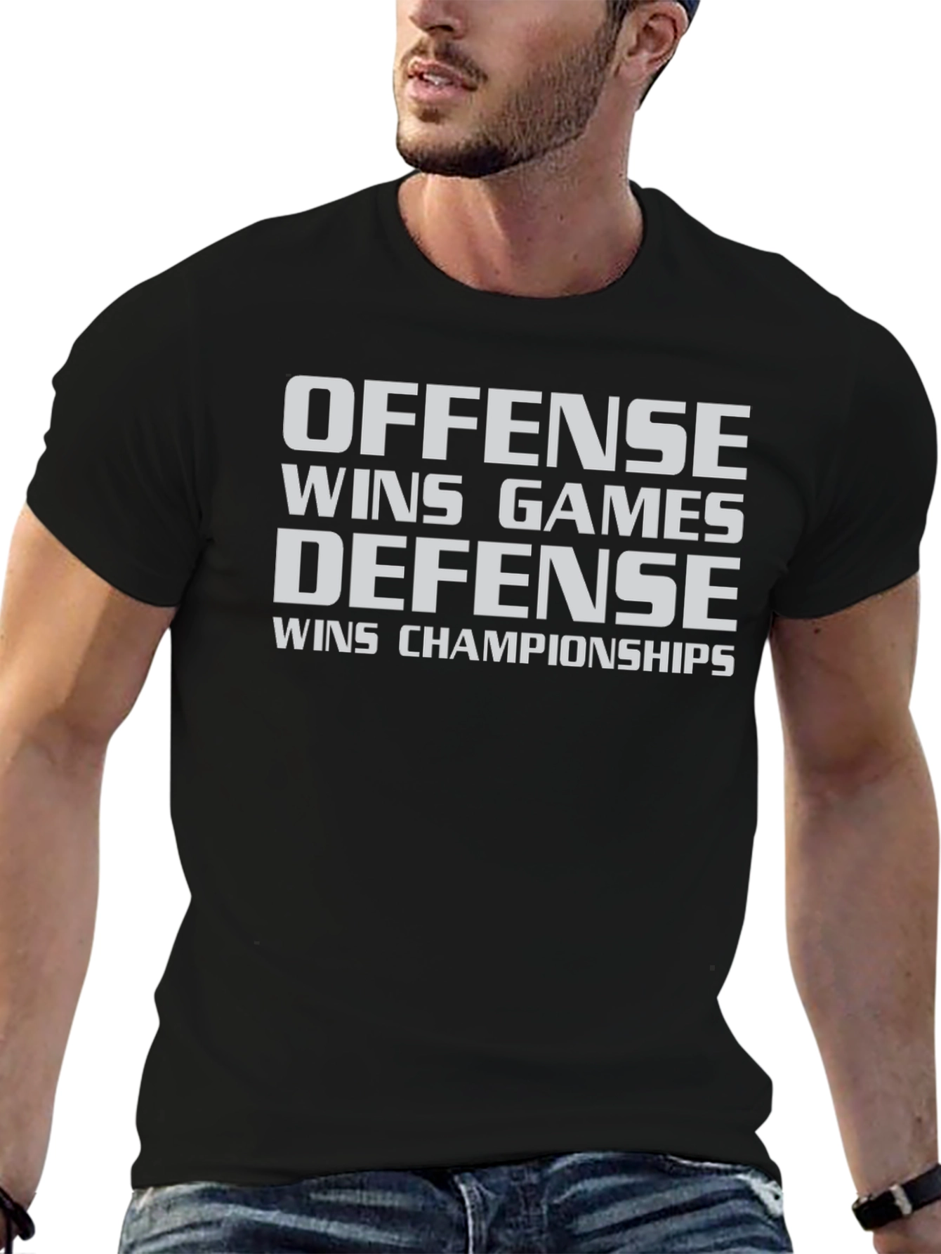 Offense & Defense Graphic T-Shirt