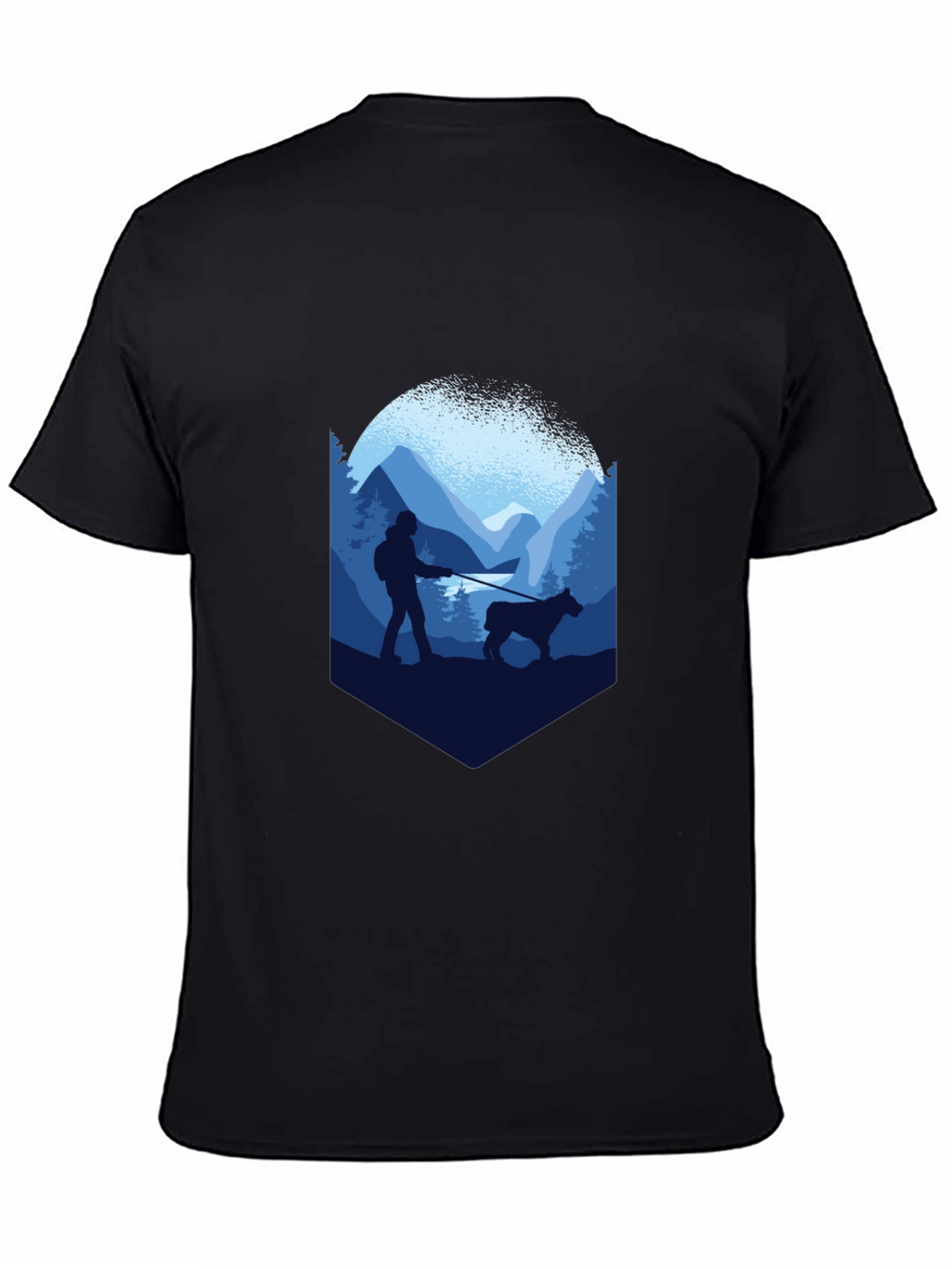 Hiking with My Dog T-Shirt – Outdoor Adventure Dog Graphic Tee