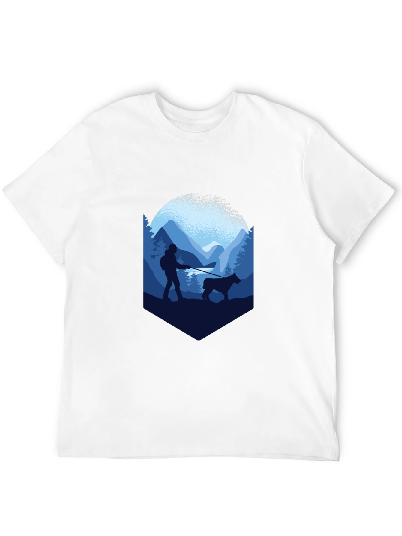 Hiking with My Dog T-Shirt – Outdoor Adventure Dog Graphic Tee