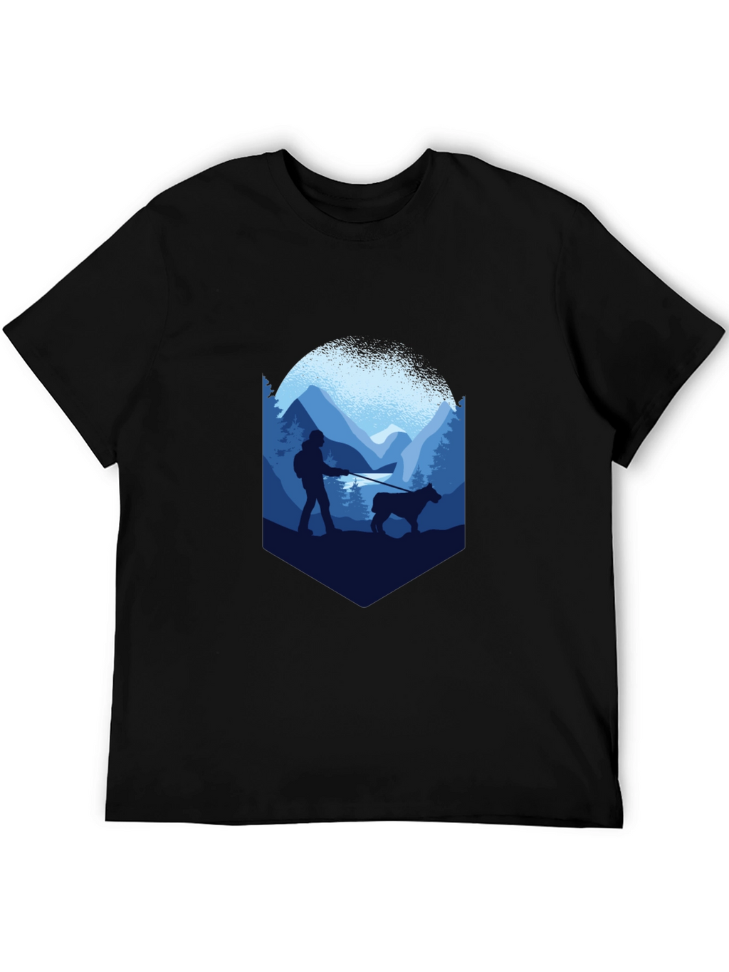 Hiking with My Dog T-Shirt – Outdoor Adventure Dog Graphic Tee