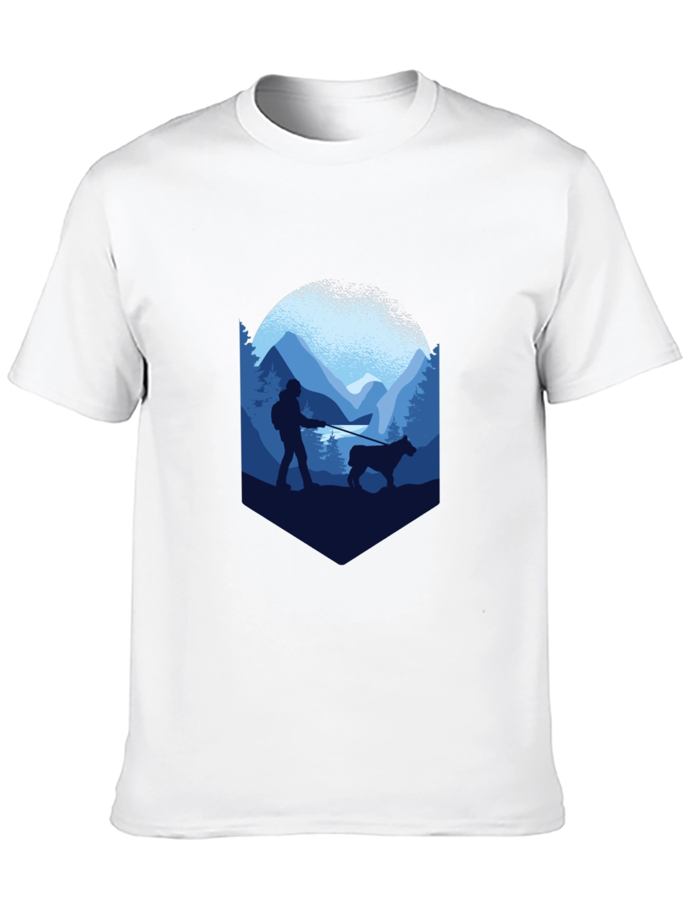 Hiking with My Dog T-Shirt – Outdoor Adventure Dog Graphic Tee
