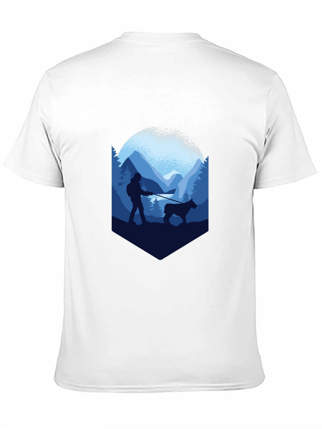 Hiking with My Dog T-Shirt – Outdoor Adventure Dog Graphic Tee