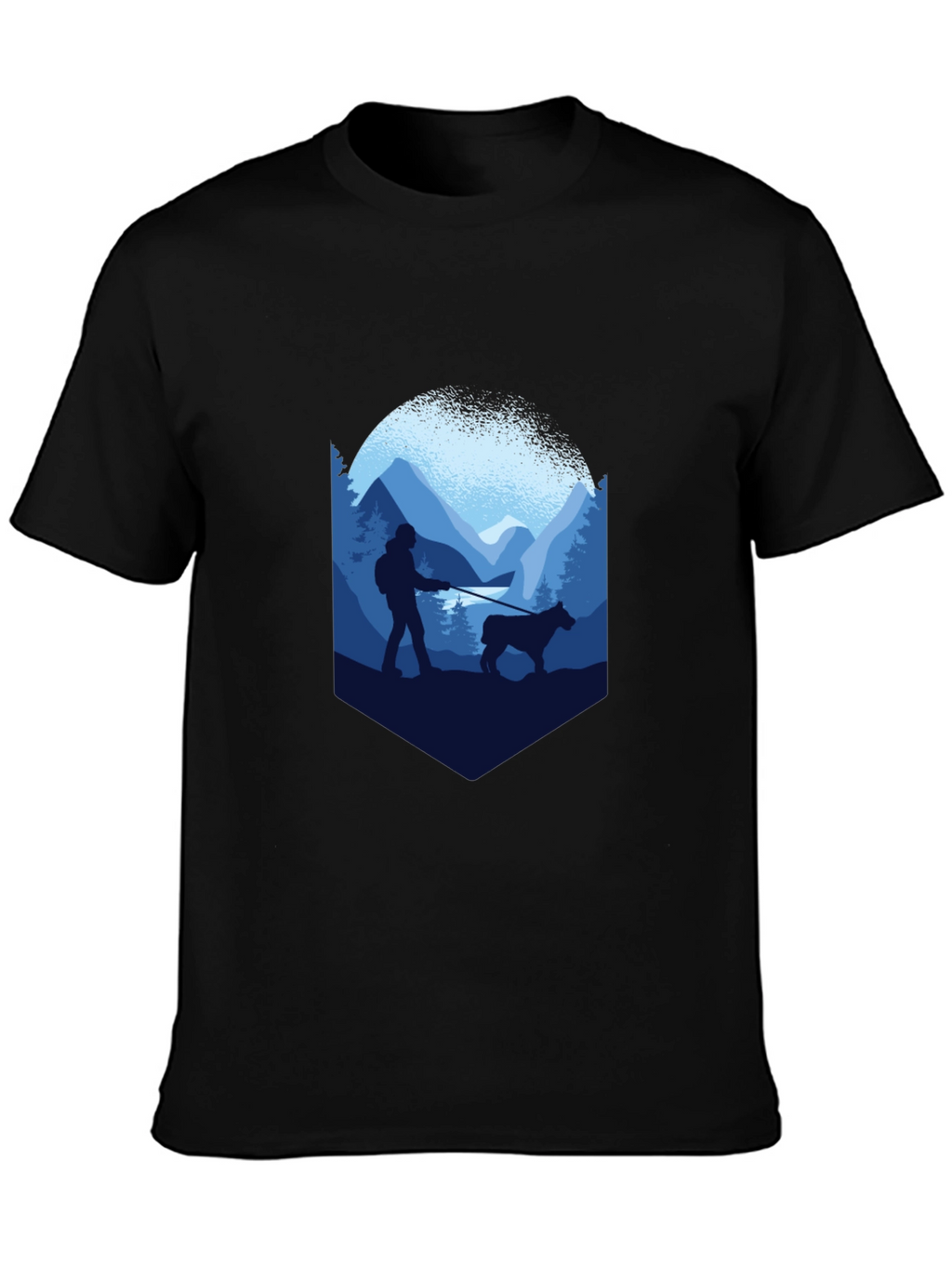 Hiking with My Dog T-Shirt – Outdoor Adventure Dog Graphic Tee