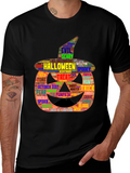Halloween Word Art Pumpkin T-Shirt