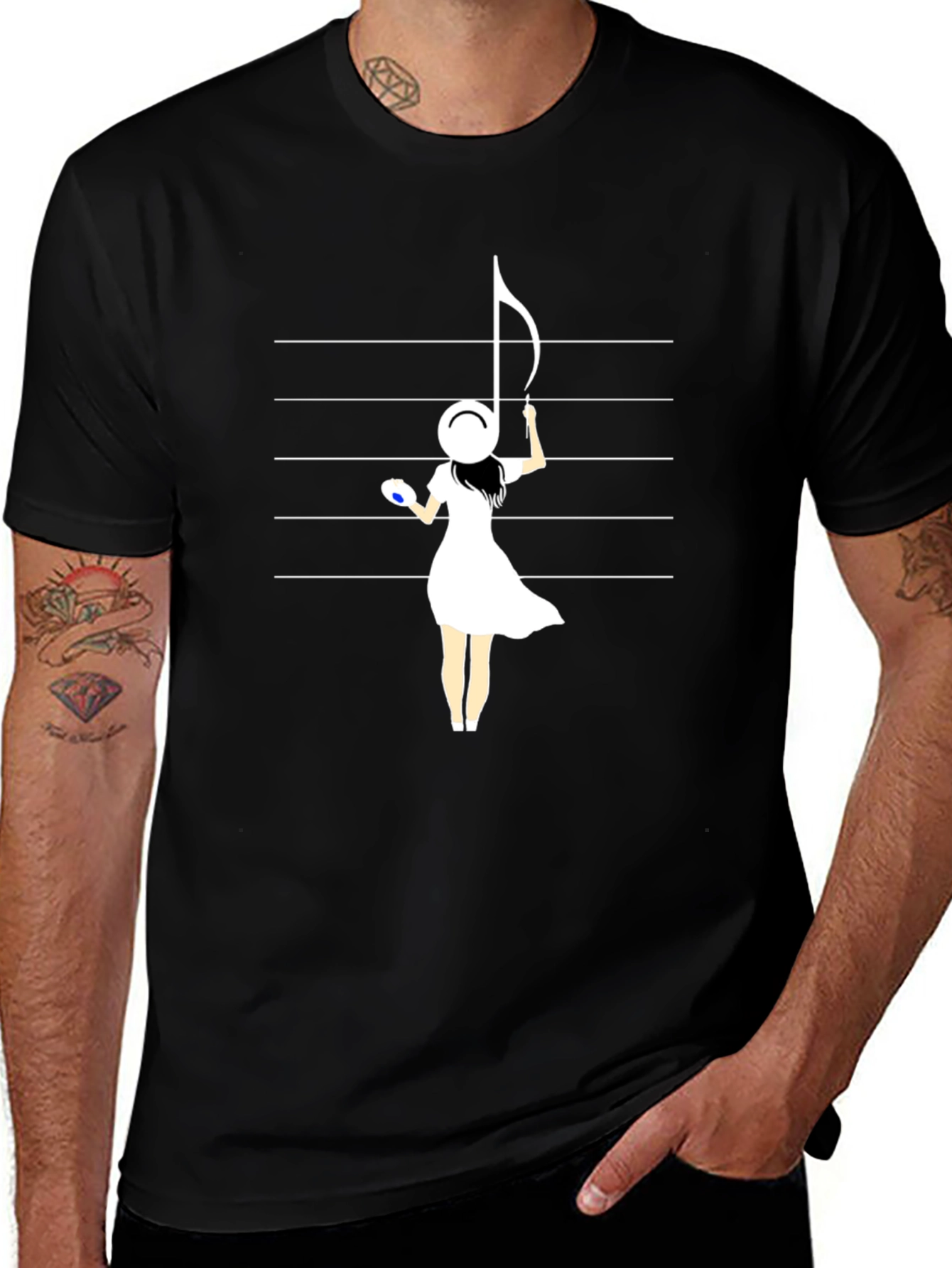 Musical Muse Tee - Stylish Graphic T-Shirt
