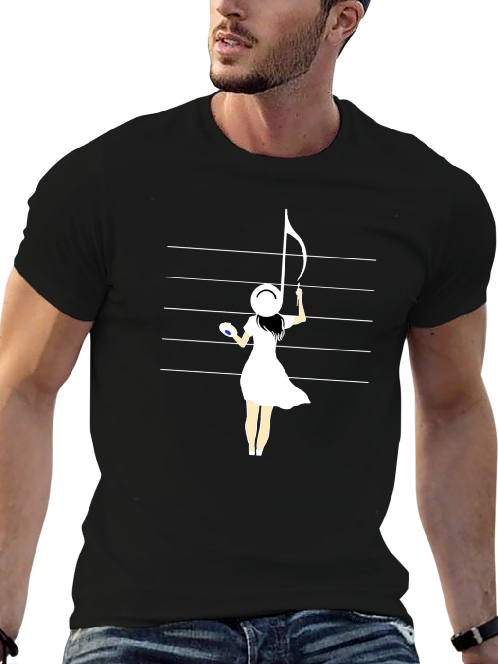 Musical Muse Tee - Stylish Graphic T-Shirt
