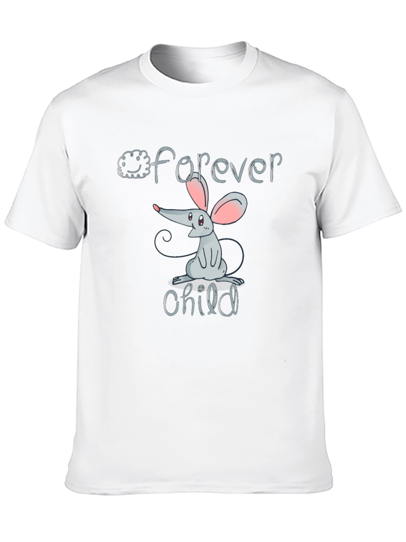Forever Child Mouse Graphic Black T-Shirt