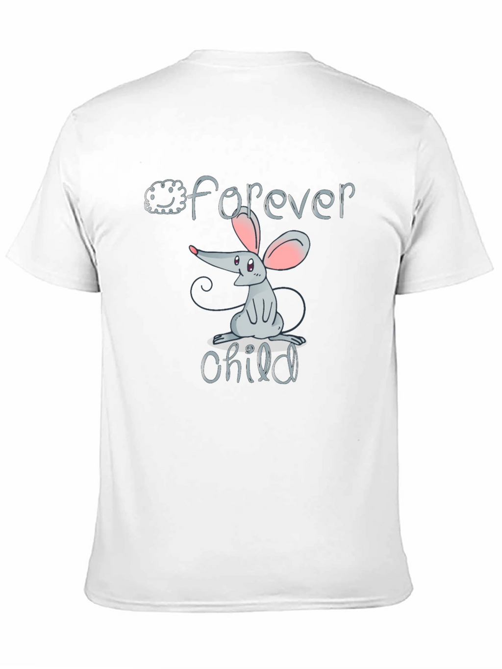 Forever Child Mouse Graphic Black T-Shirt