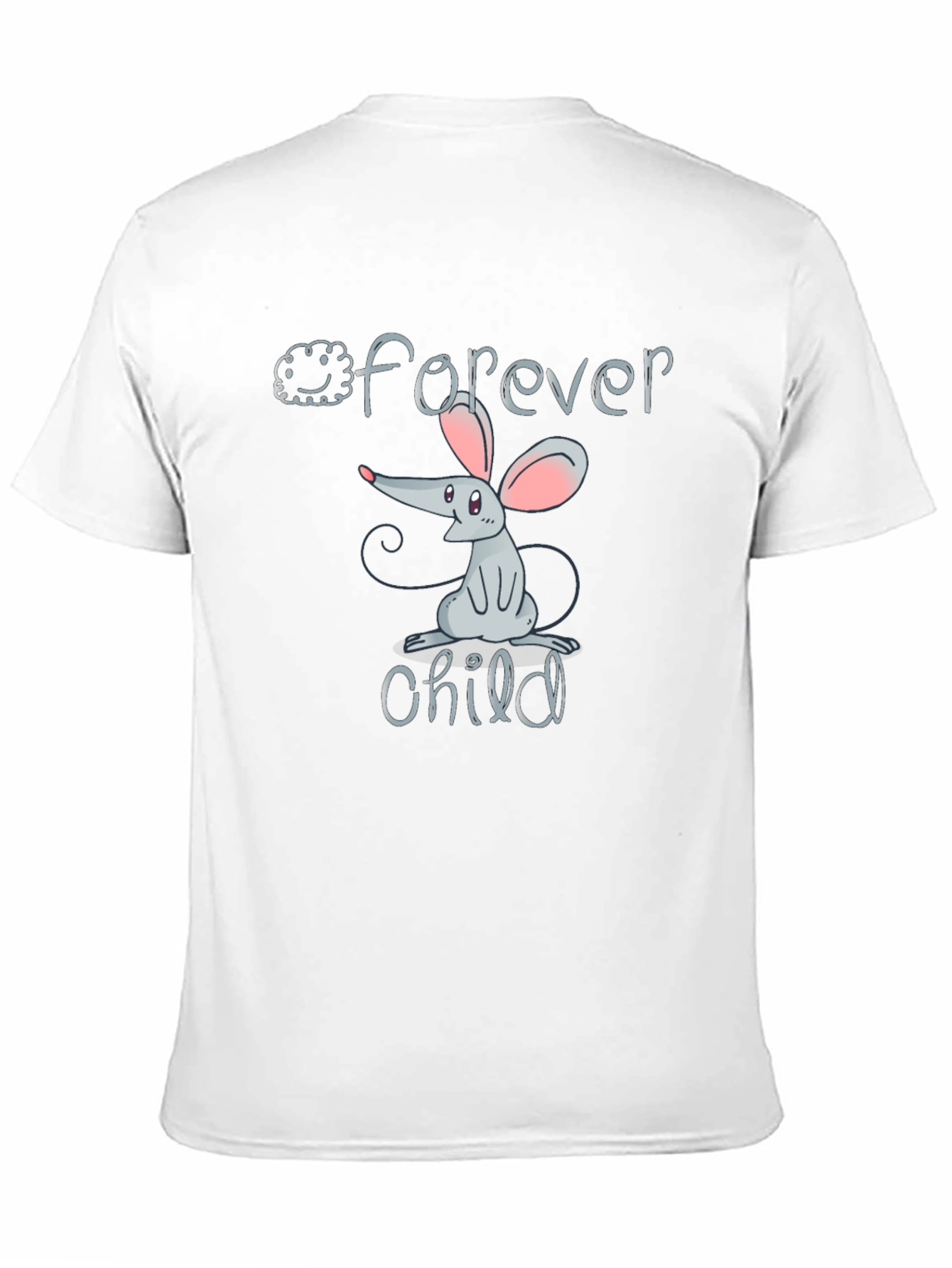 Forever Child Mouse Graphic Black T-Shirt