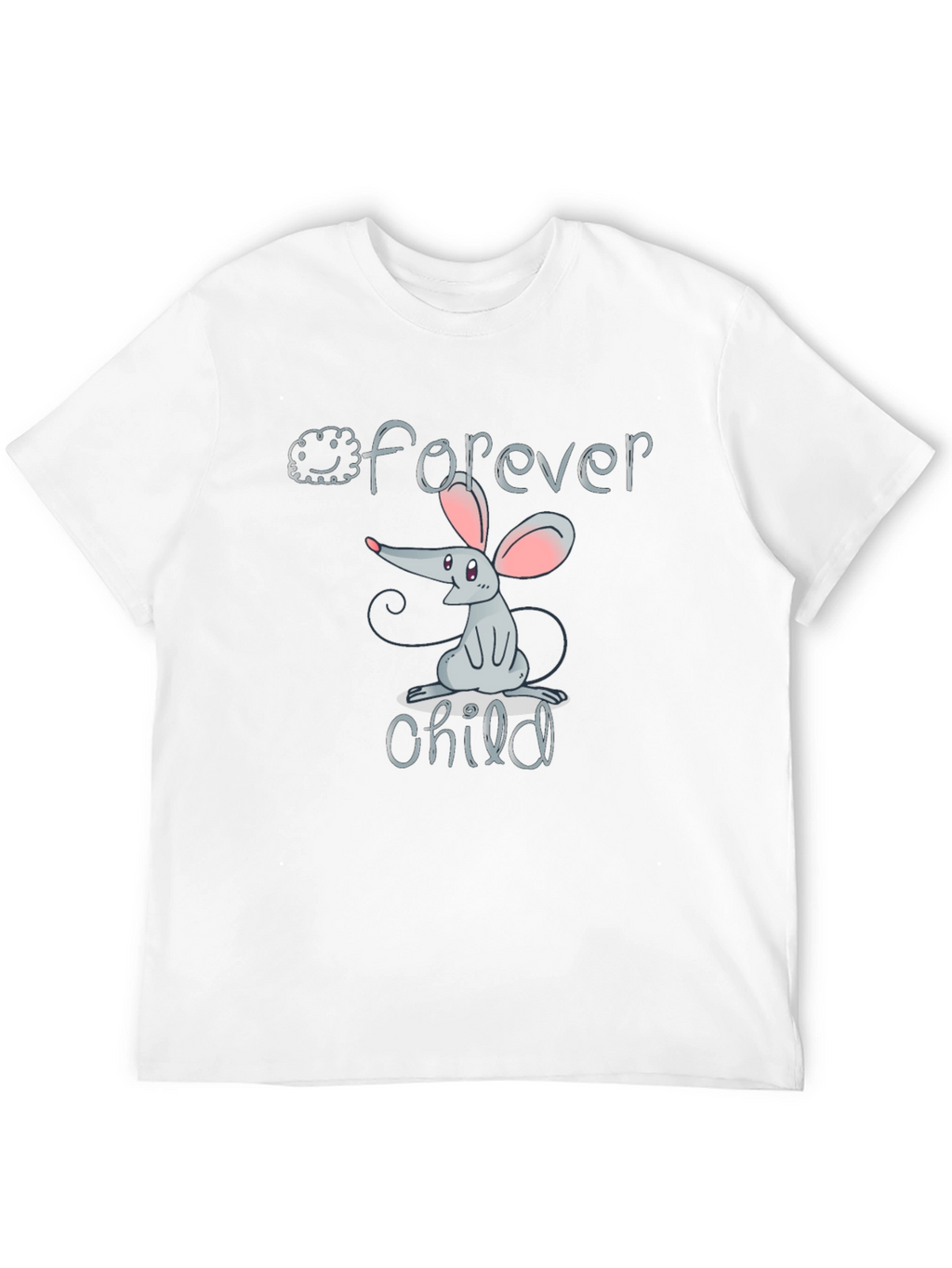 Forever Child Mouse Graphic Black T-Shirt
