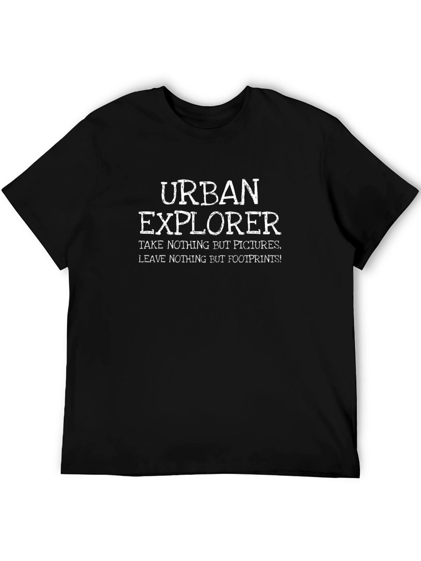 Urban Explorer Graphic T-Shirt - Black