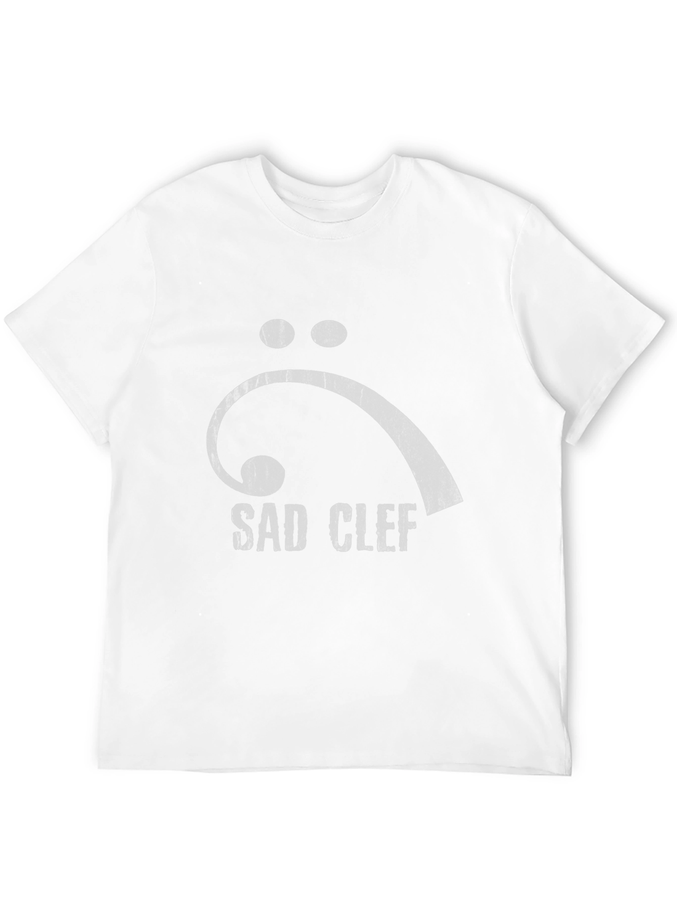 Sad Clef Graphic Tee - Black T-Shirt