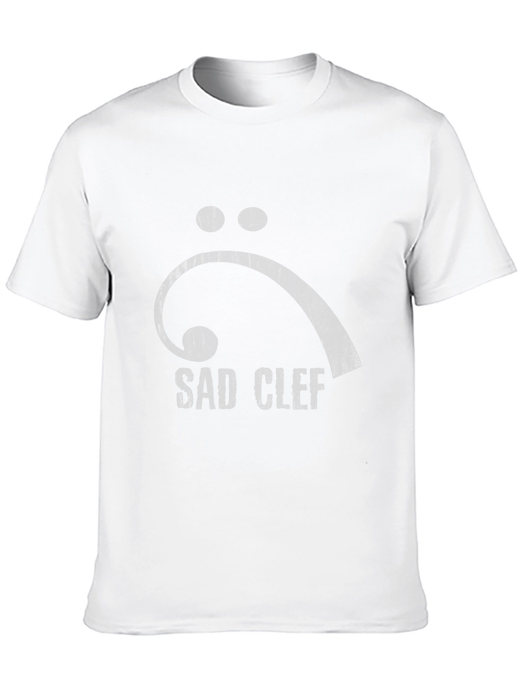 Sad Clef Graphic Tee - Black T-Shirt